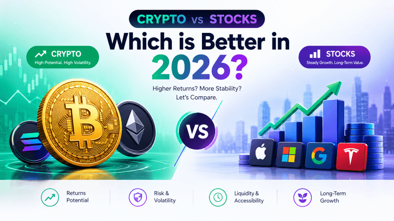 Crypto vs Stocks Which is Better in 2026